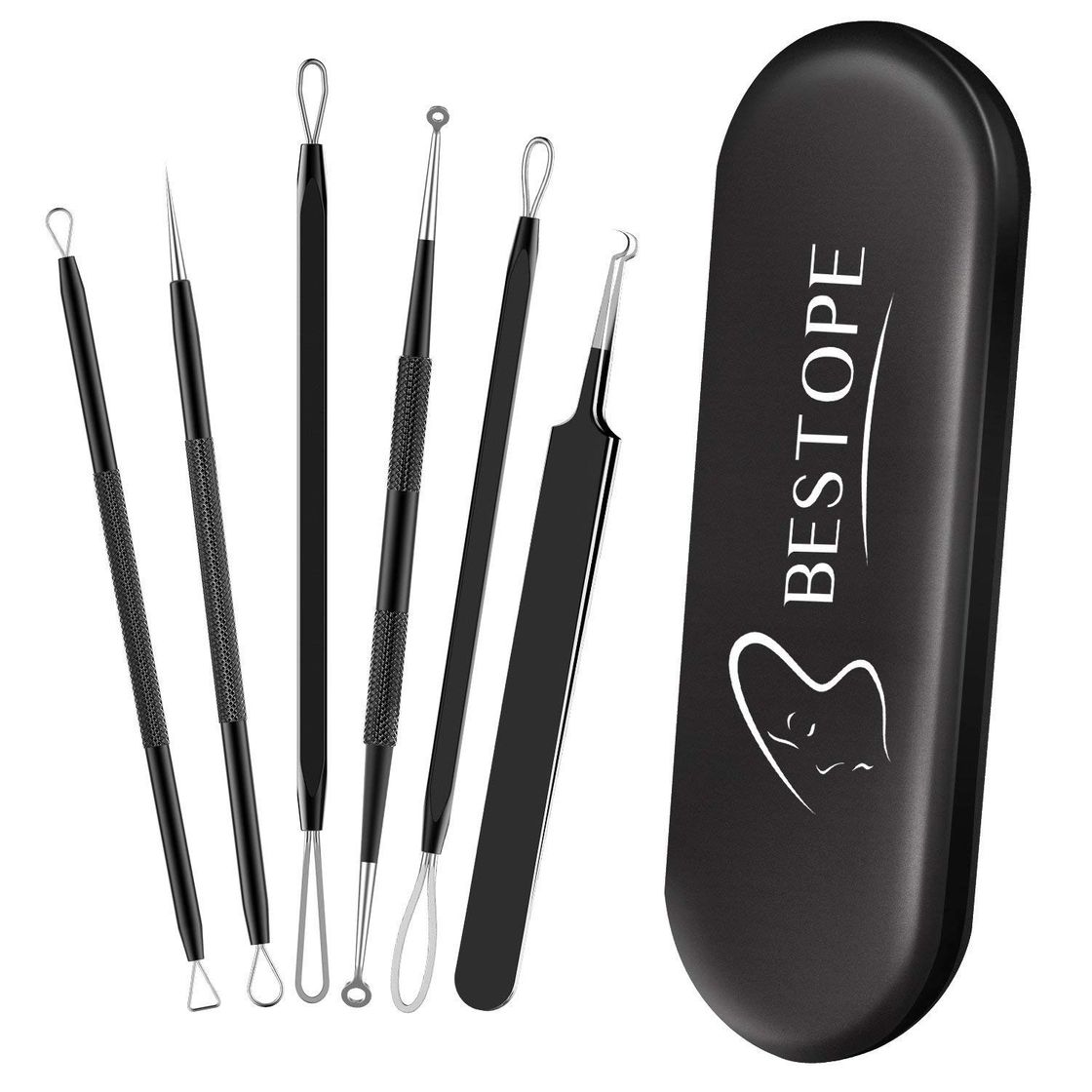 Belleza BESTOPE Juego de 5Pcs Blackhead Remover Dermatologist Grade Kit