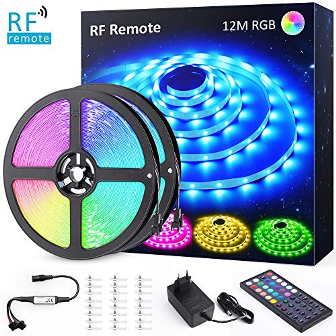 Place 12M(6Mx2) Tira LED RGB