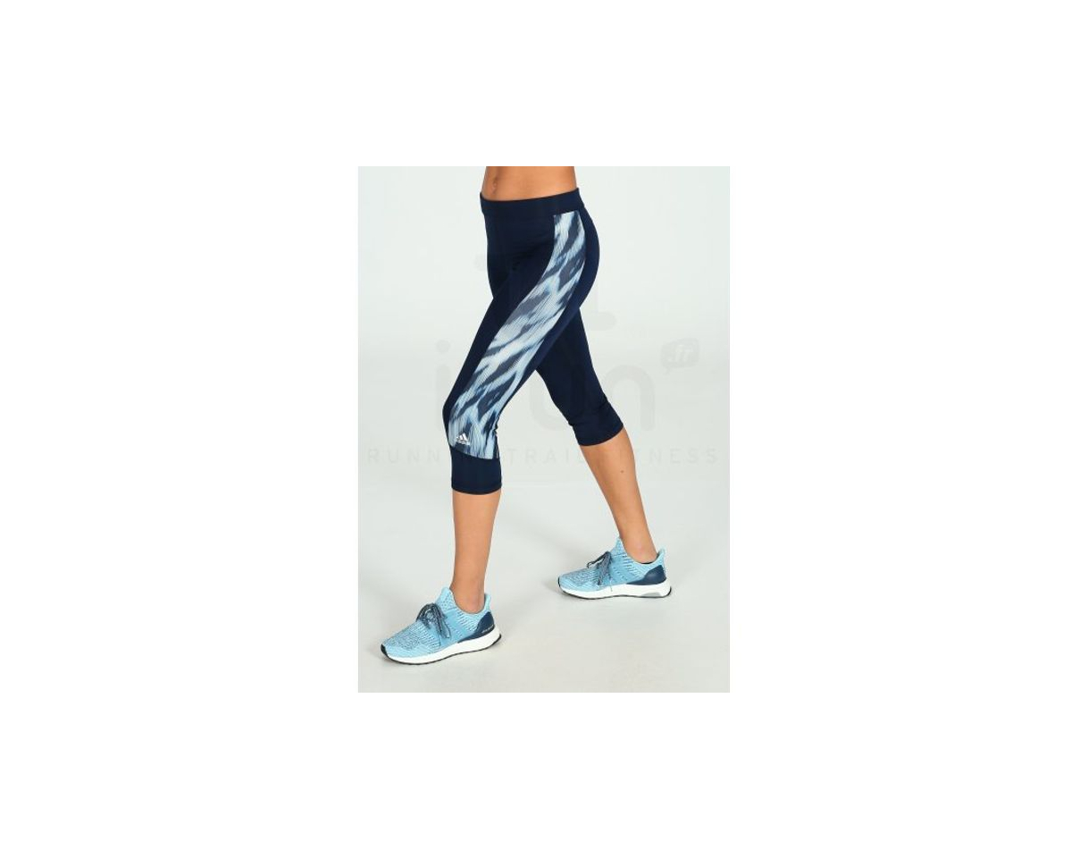 Moda adidas Techfit Pantalón Pirata, Mujer, Negro