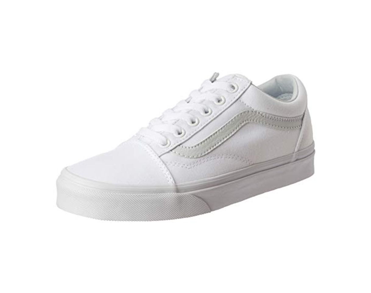 Social Vans Old Skool, Zapatillas Unisex Adulto, Blanco