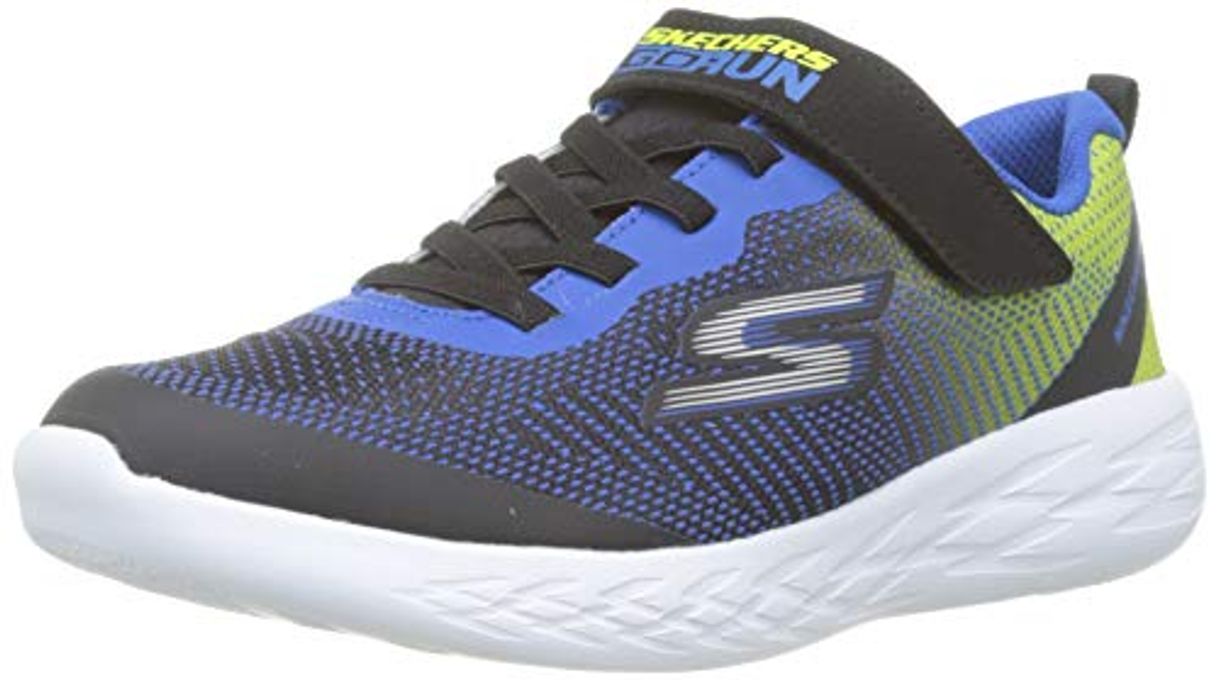 Fashion Skechers Boys' Go Run 600-Farrox Trainers, Black