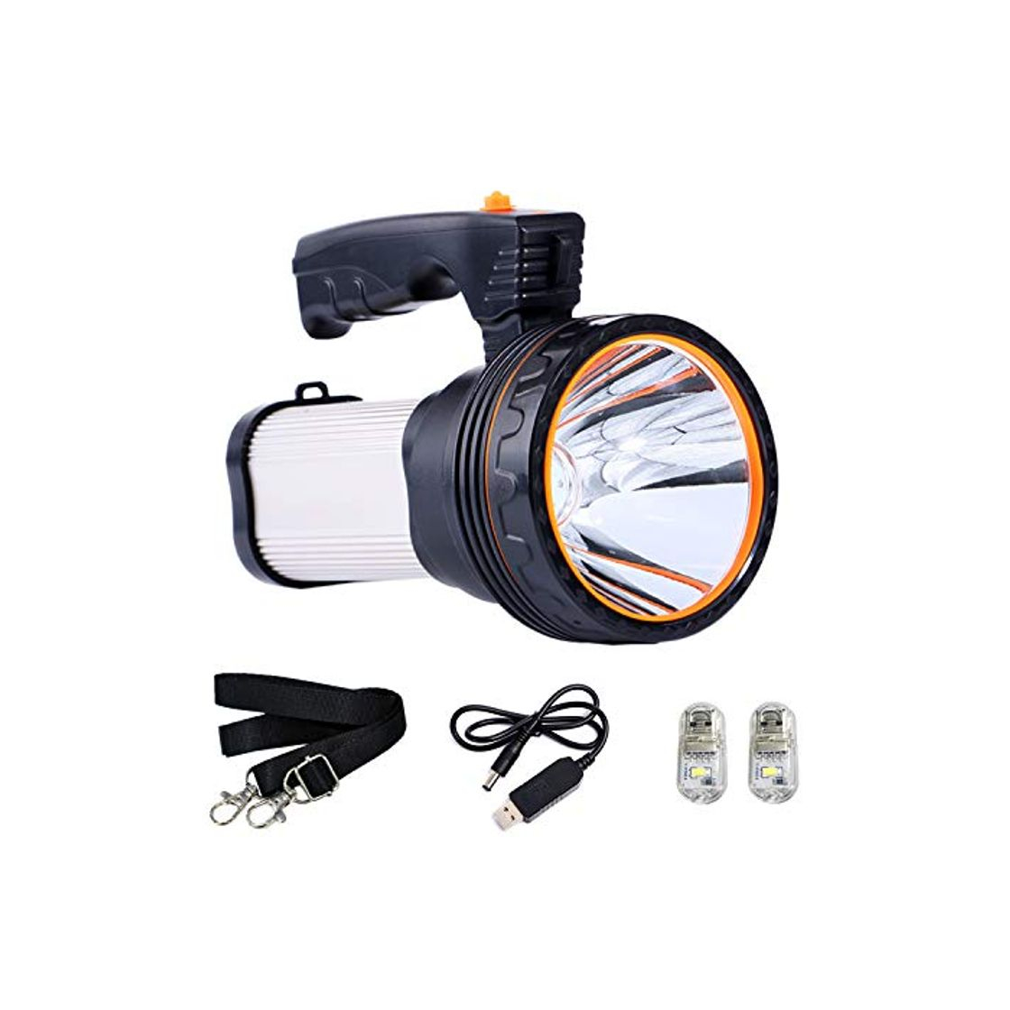 Product ROMER LED Rechargeable Handheld Searchlight High-Power Super Bright 9000 MA 6000 LUMENS