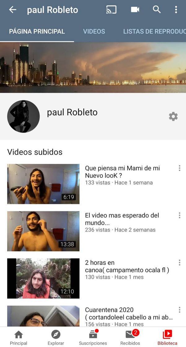 Serie MI CANAL DE YOUTUBE