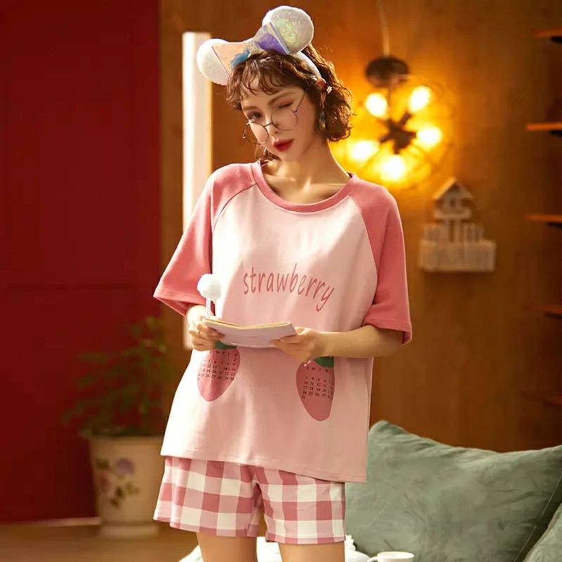 Fashion Strawberry cute pijama