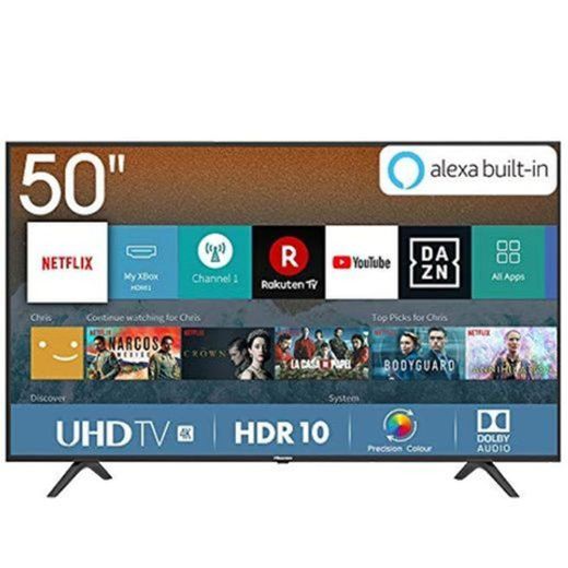 Hisense H50BE7000 - Smart TV 50' 4K Ultra HD con Alexa Integrada