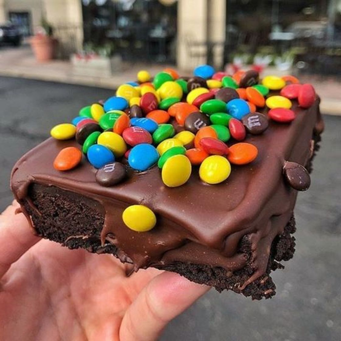 Fashion Brownie de Chocolate y M&M