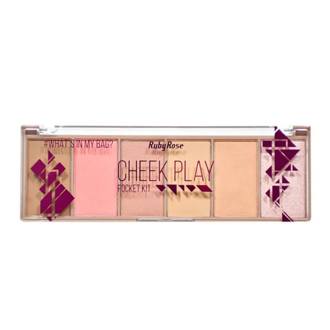 Moda Paleta Pocket Cheek Play - Ruby Rose