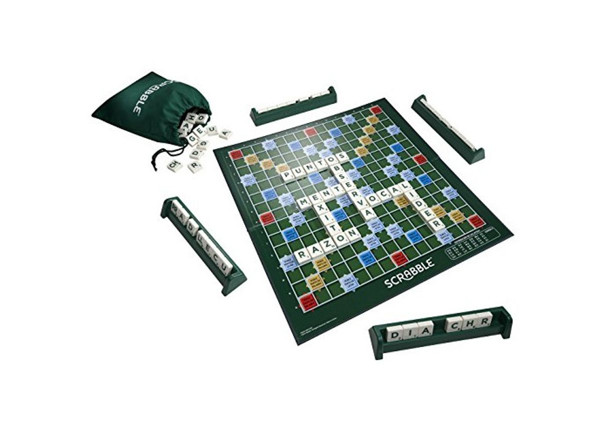 Social Mattel Games - Juego de mesa Scrabble original castellano