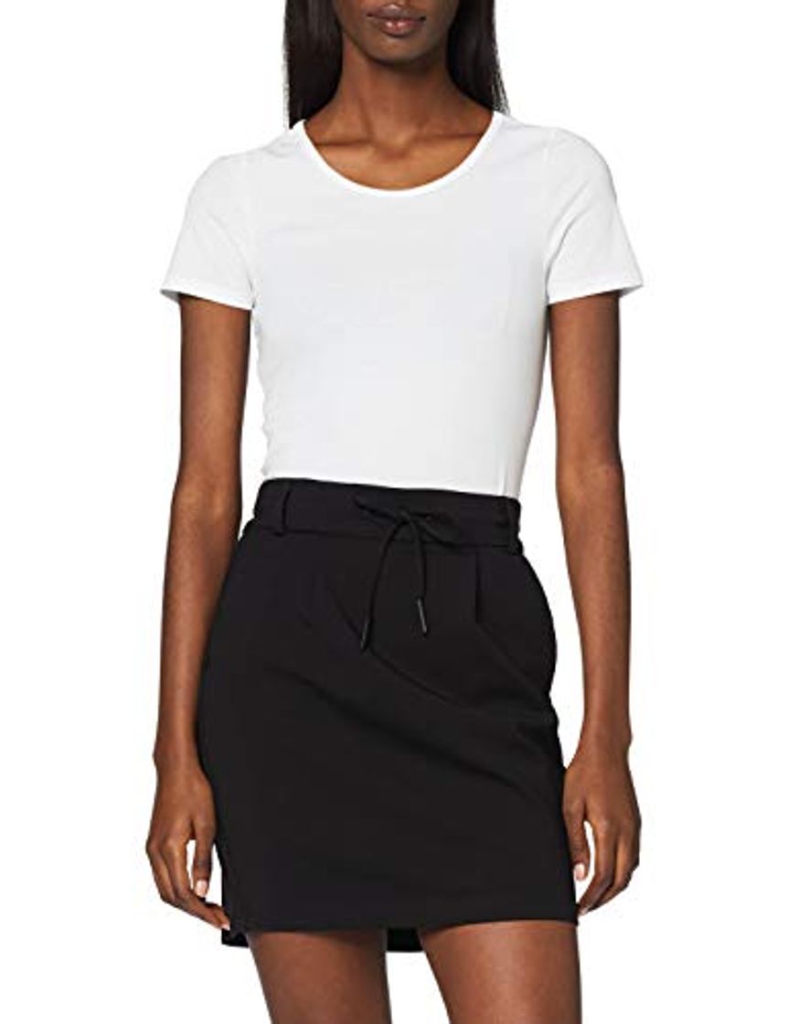Social ONLY NOS Onlpoptrash Easy Skirt Pnt Noos Falda, Negro Black), 34