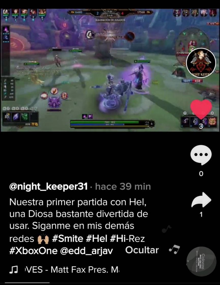 Moda Primer partida con Hel