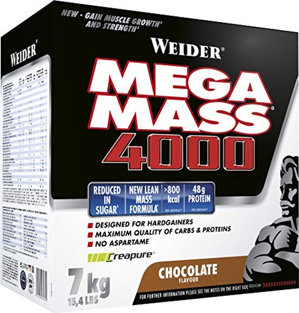 Producto Weider Mega Mass 4000 Chocolate