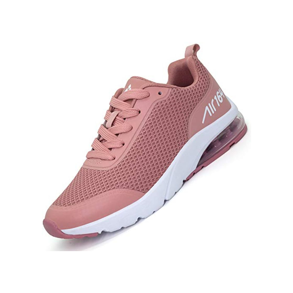 Social Mujer Aire Zapatillas de Correr Transpirables Ligero Deporte Zapatos Deportivos de Trekking Rosado 38 EU