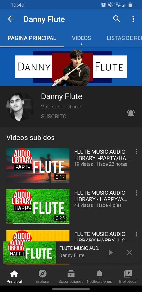 Movie Danny flute 