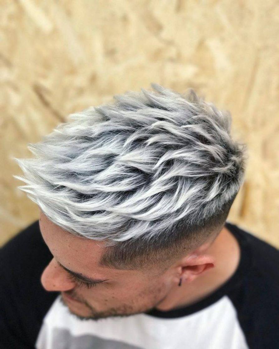 Moda Cabello color(cenizo claro👨‍🦳)