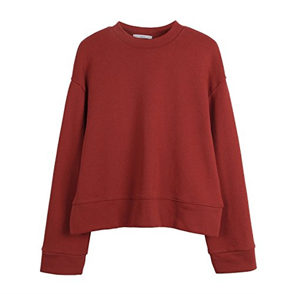 Social Malilove Un Nuevo Color De Moda Simple Cabeza Manga Larga Sudadera Breve PÃ¡rrafo F Hembra CÃ³digo Gules