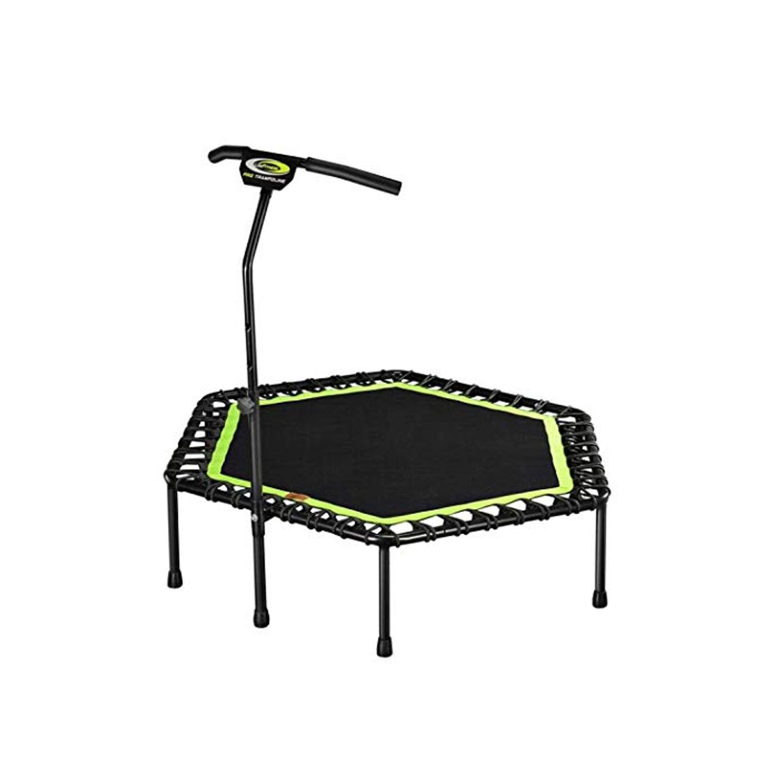 Social LuoMei Trampolín Deportivo de Salto Trampolín Deportivo con Manillar Estable Ajustable Trampolín Deportivo de Interior para Uso Doméstico Salto de Fitness Trampolín de Rebote Pequeño Rebote de Fitnes