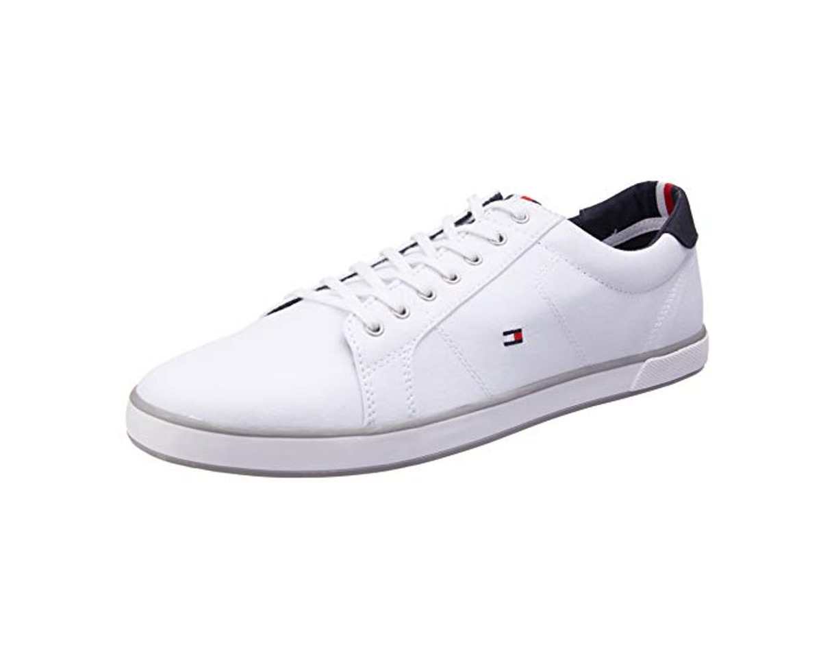 Social Tommy Hilfiger H2285arlow 1d, Zapatillas para Hombre, Blanco
