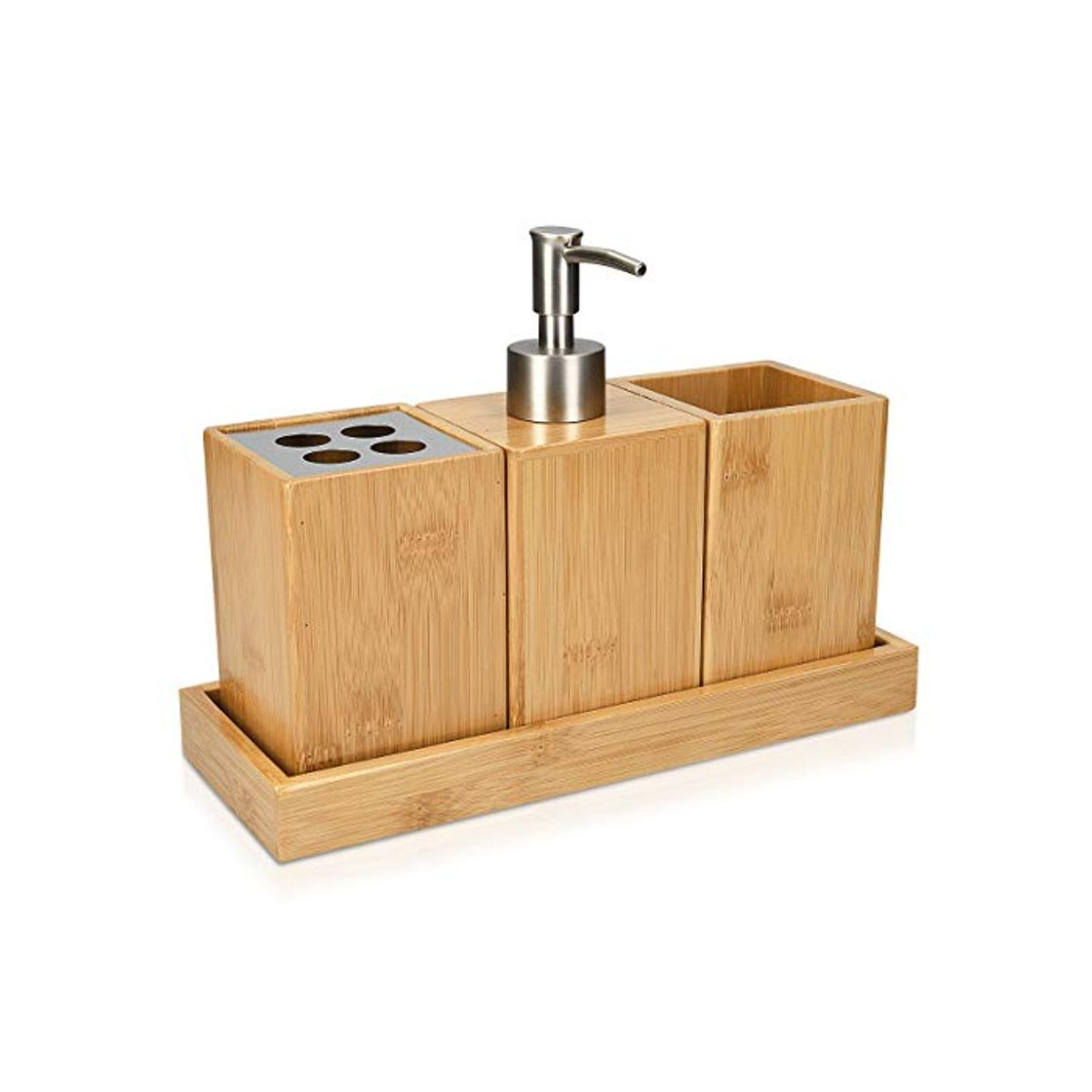 Product Navaris Set de 4 Piezas para el baño de Madera