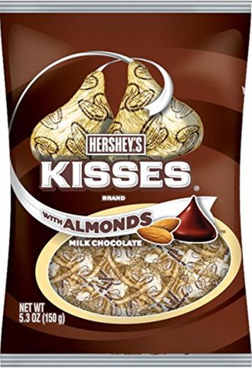 Besos de Hershey 's Chocolate con leche con almendras 150 g