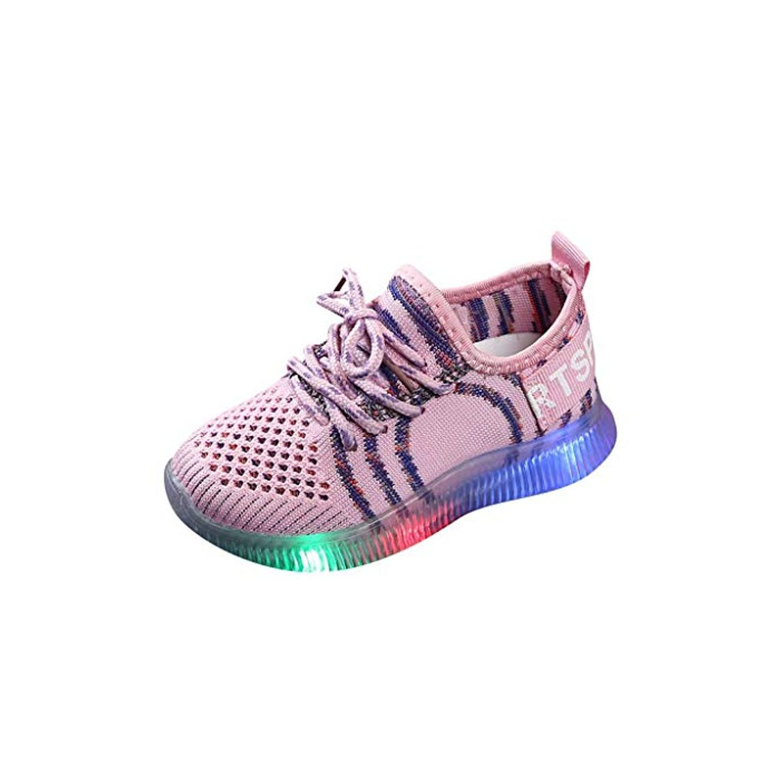 Moda Luckycat Zapatos LED Niños Niñas Zapatillas Niño Zapatillas para Bebés Zapatos de bebé Zapatillas de Deporte Antideslizante Zapatillas con Luces para niñas niños