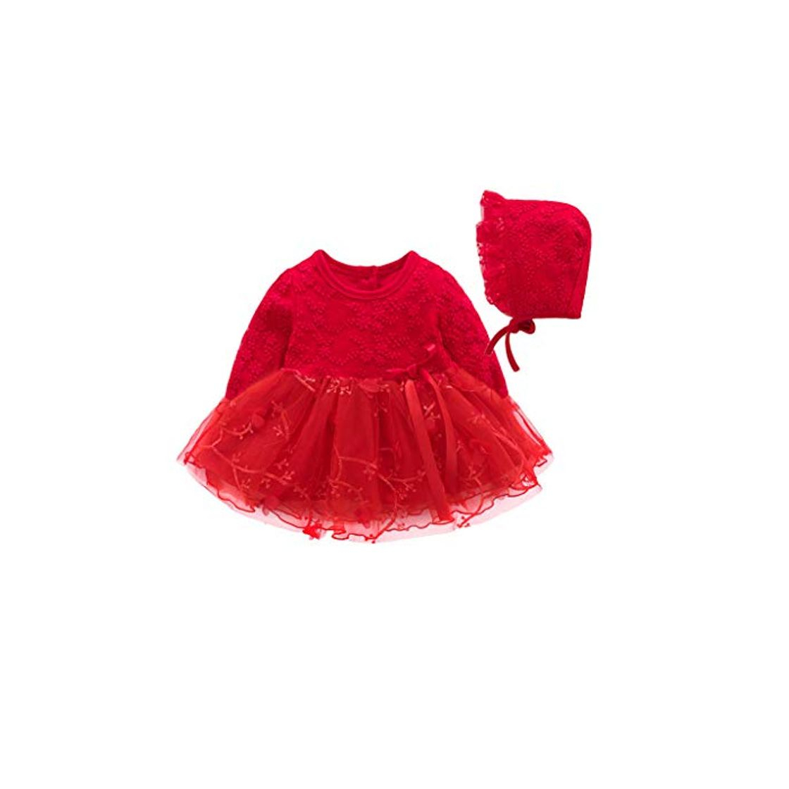 Producto K-youth Vestido de Tul con Bordado para Niñas Primavera Niños para 0-18