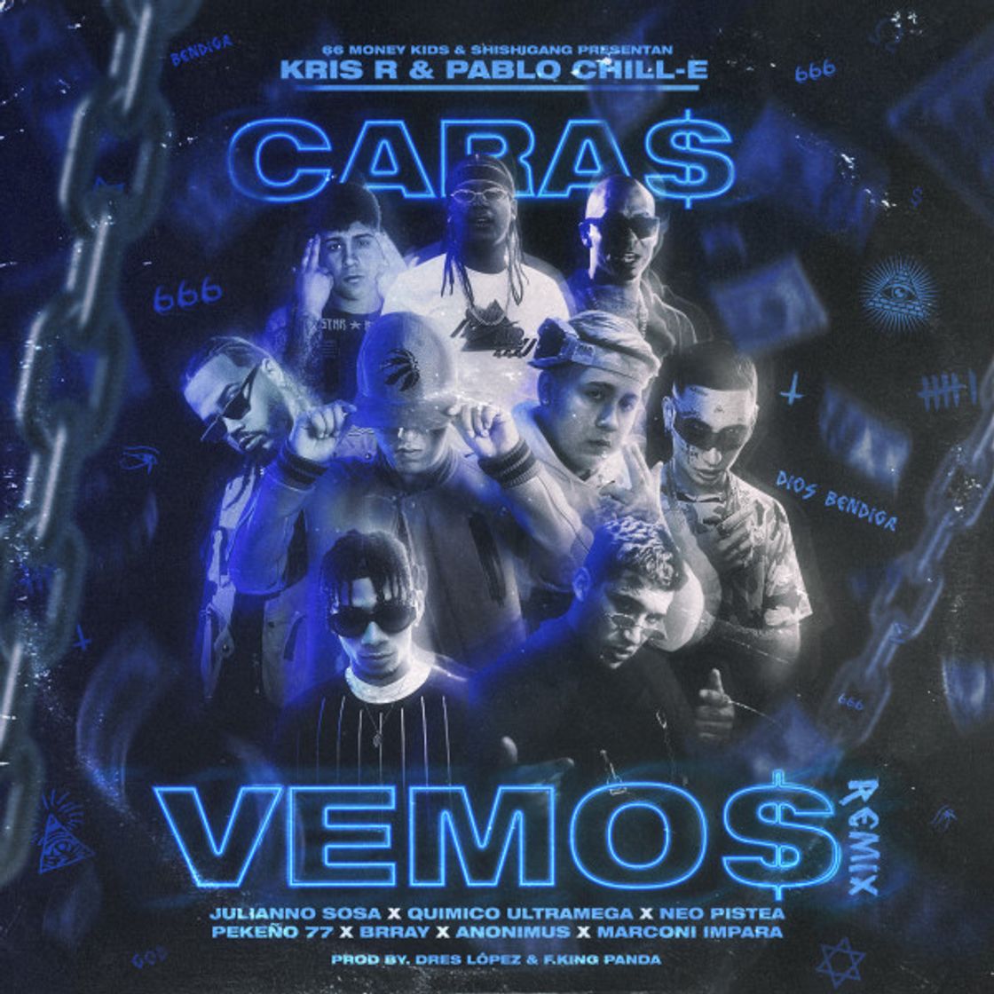 Canción CARAS VEMOS - Remix