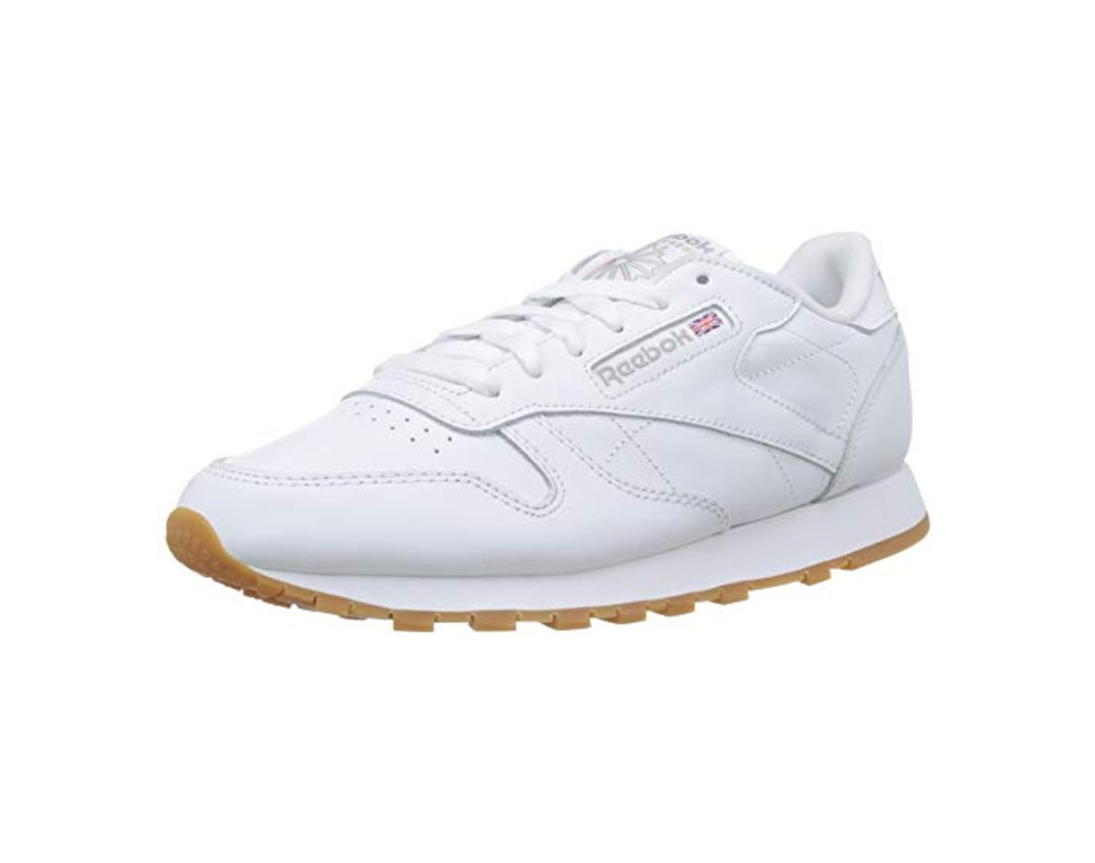 Moda Reebok Classic Leather Zapatillas, Mujer, Blanco (Int-White / Gum)