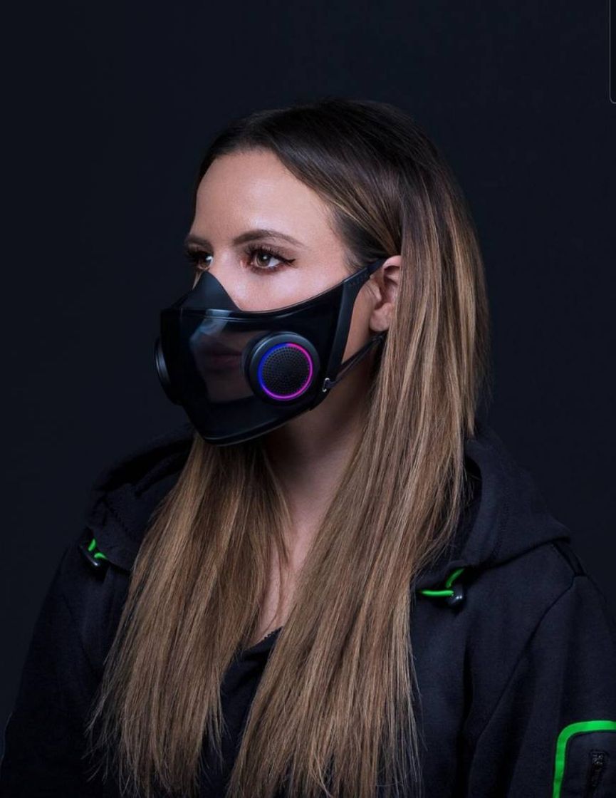 Fashion Máscara inteligente Razer 😱💜