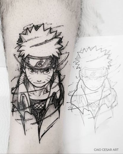 Naruto Uzumaki tatoo 🧡