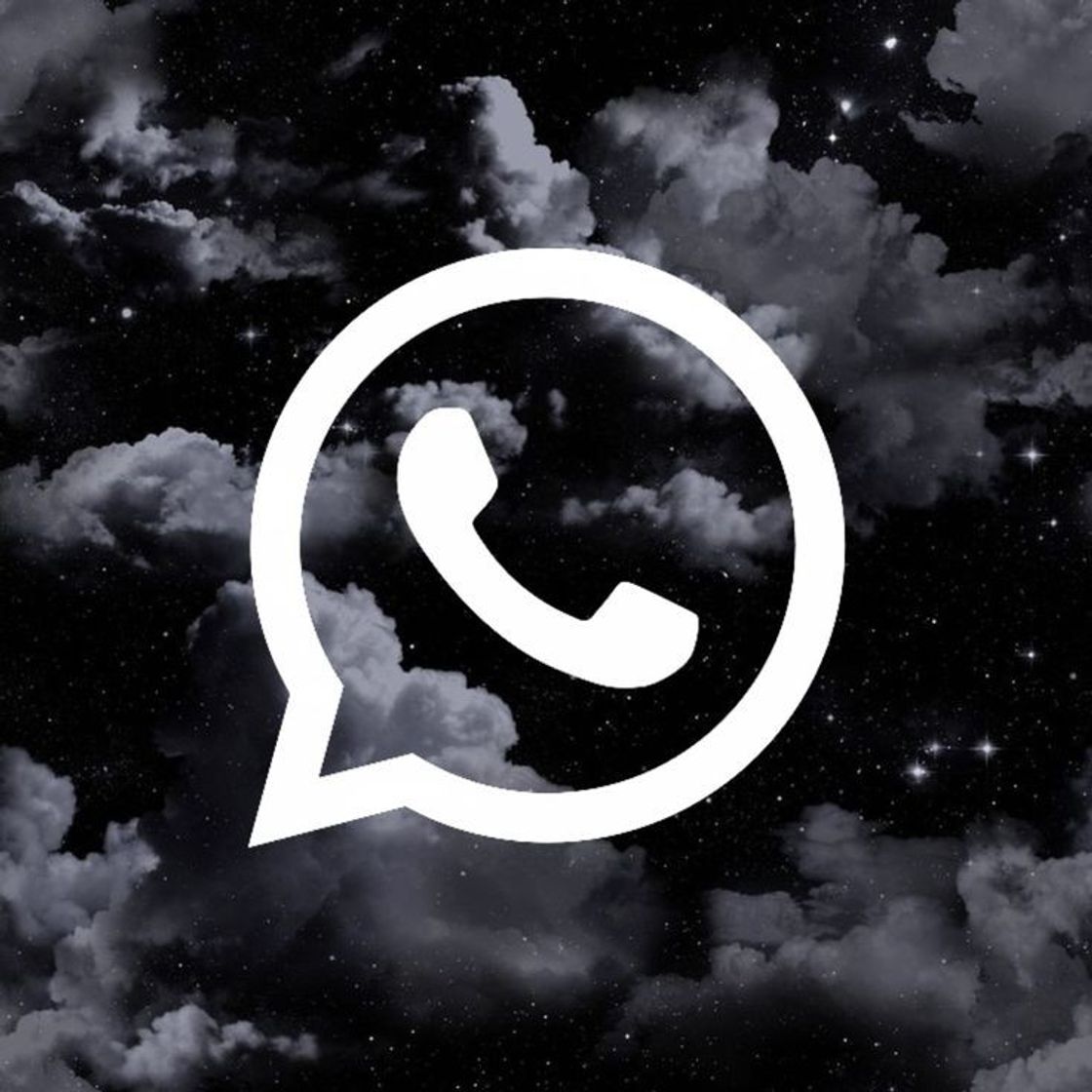 Social Icone do WhatsApp dark 🖤