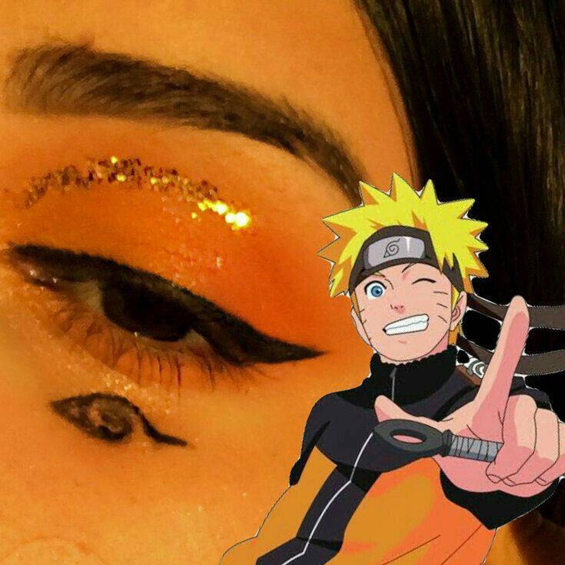 Moda Make inspirada em Naruto 🧡