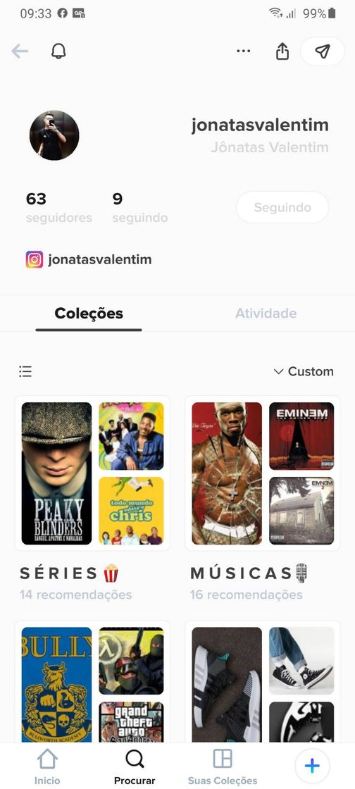 Moda Indicação da semana: perfil @jonatasvalentim 💘