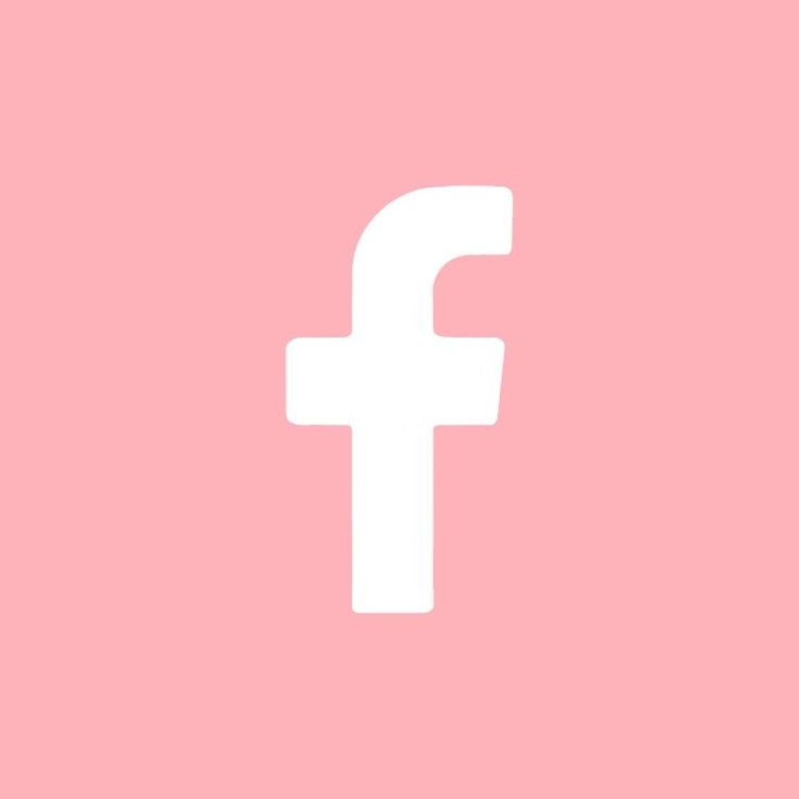 Fashion Icone do app Facebook rosa 💗