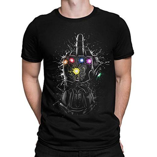 Camisetas La Colmena 4066-Thanos Infinite Fuck