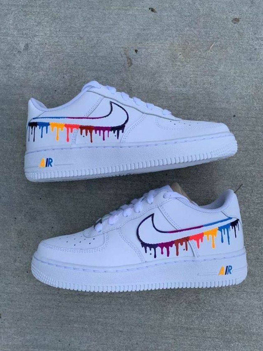 Moda Nike Air Force 1 Low Rainbow Drip 