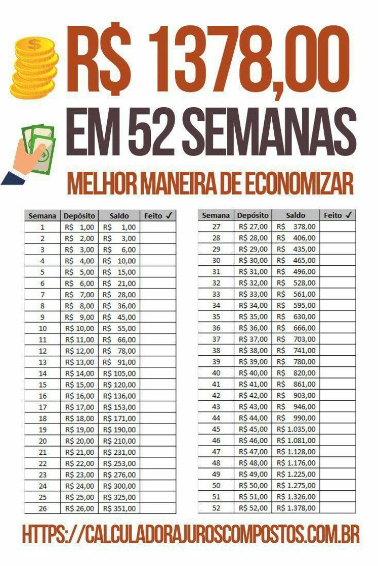 Moda Desafio das 52 semanas 