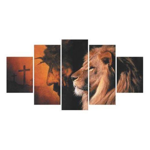 Leão e Jesus 🦁🙏