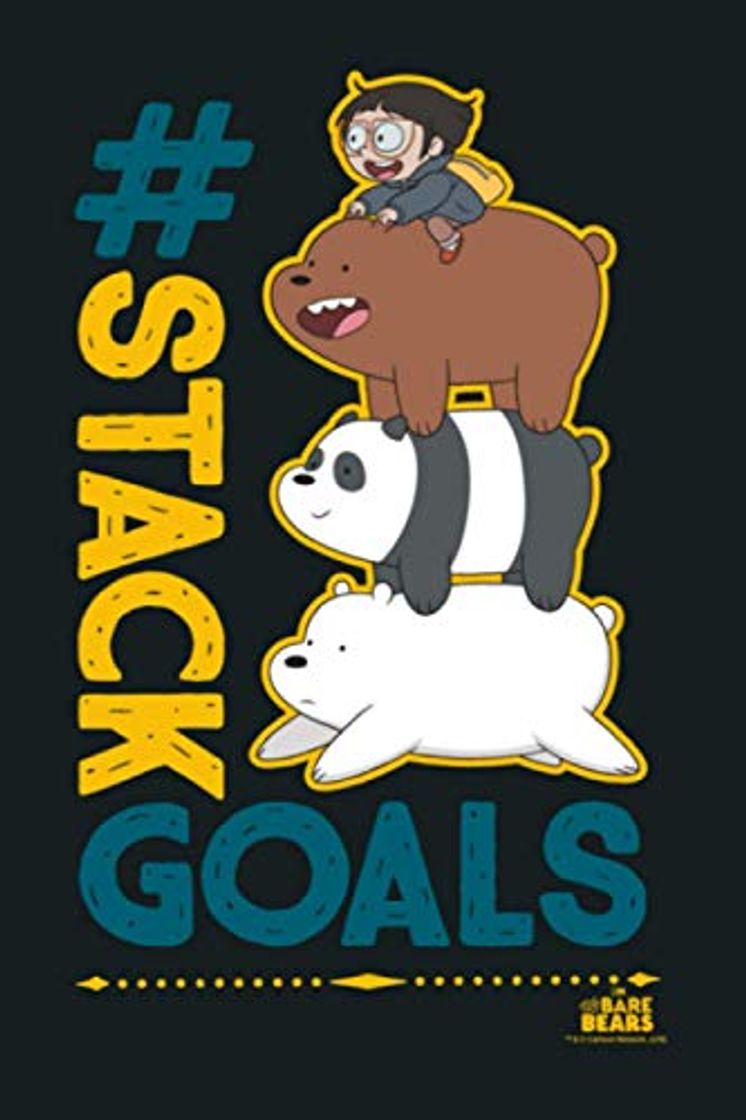 Libro We Bare Bears Stack Goals Long Sleeve: Notebook Planner