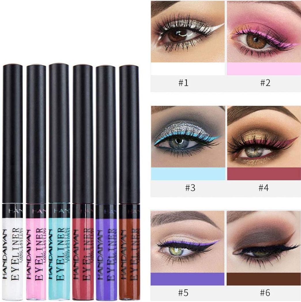 Product Greyghost Liquid Eyeliner Juego de delineador de ojos con purpurina de 12