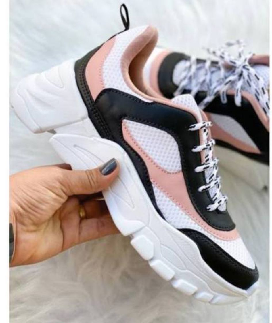 Fashion Tenis Feminino Original Chunky Pedraria Sneaker Blogueiras