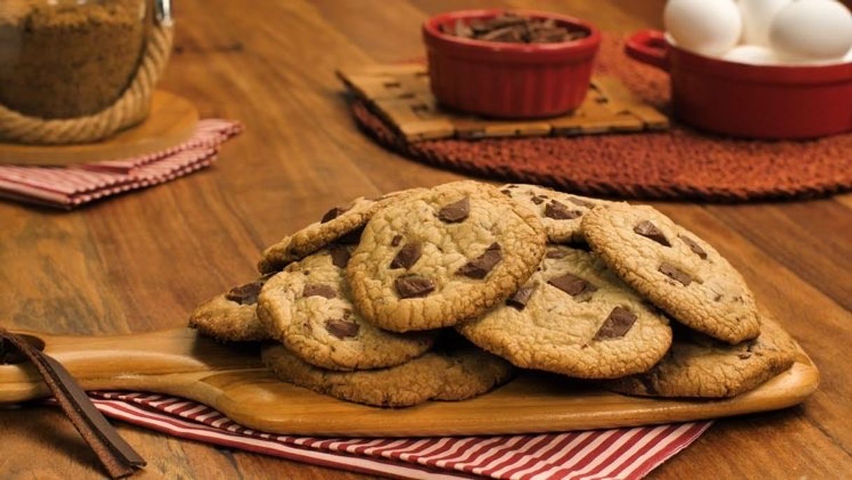Receita de Cookies com gotas de chocolate 