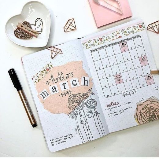 Ideia de Bullet journal 