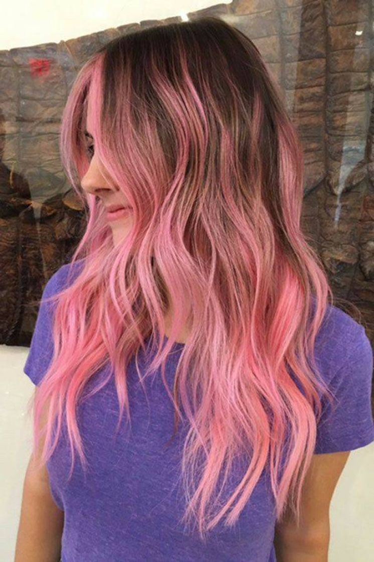 Moda Pink mechas 