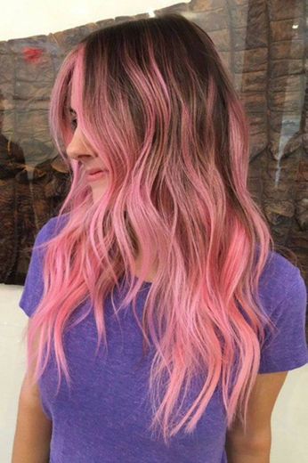 Pink mechas 