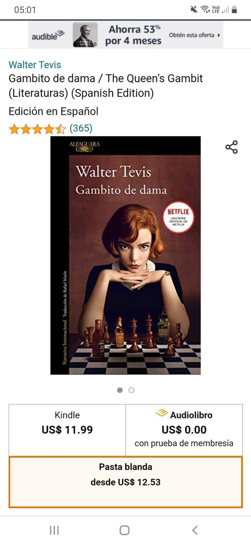 Social Gambito de Dama - Cupon Libro Amazon Gratis