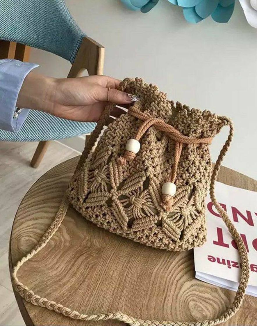 Fashion Bolsa macrame