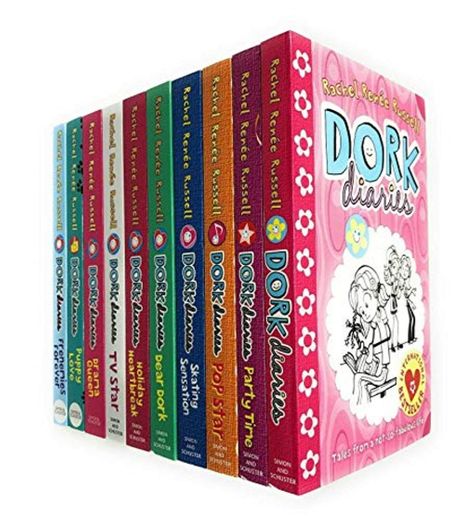 Rachel Renee Russell Dork Diaries 8 Books Slipcase Collection Pack Set