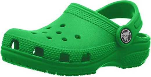Crocs Classic Clog K, Zuecos Unisex Niños, Verde