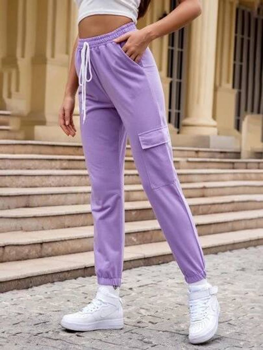 Moda Pantalón lila