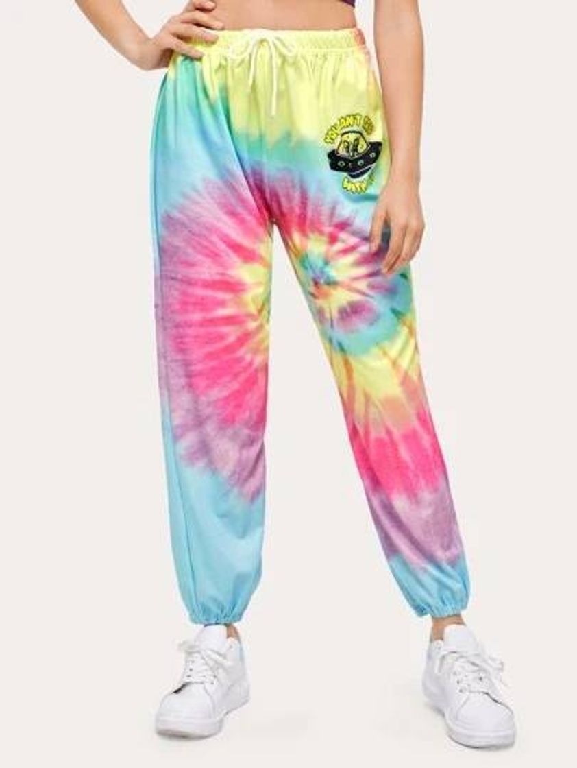 Fashion Joggers tie dye con espiral 